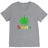is smoke V-Neck Tee