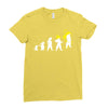 goku evolution Ladies Fitted T-Shirt
