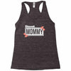 blessed mommy with flower white color Racerback Tank