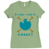 IT'S NEVER A CRIME TO EXIST Franky  One Piece Ladies Fitted T-Shirt