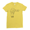 bad poetry Ladies Fitted T-Shirt