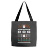 ugly christmas sweater Tote Bags