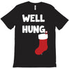well hung endowed christmas stocking funny T-Shirt