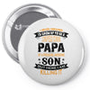 Super Cool Papa Of A Freaking Awesome Son Pin-back button