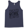 educated, natural, melanated Tank Top