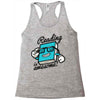 reading is awesome Racerback Tank