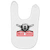 bad dog 5 Baby Bibs
