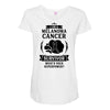 I am a Melanoma Cancer Survivor - What's Your Superpower? Maternity Scoop Neck T-shirt