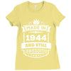 Made In 1944 And Still Awesome Ladies Fitted T-Shirt