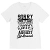 This Guy Is Taken By A Super Sexy August Girlfriend V-Neck Tee