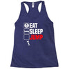 eat sleep jump Racerback Tank