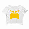 angry gorilla face Crop Top