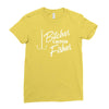 fishing girls! Ladies Fitted T-Shirt