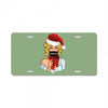 pop art christmas License Plate