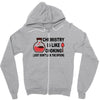 chemistry is like cooking Zipper Hoodie