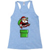 santa jumps Racerback Tank