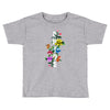 Pride Floral LGBT Colors Toddler T-shirt