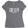 beer time Women's Triblend Scoop T-shirt