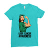 liver cancer awareness can do it Ladies Fitted T-Shirt