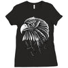 eagle ornate Ladies Fitted T-Shirt