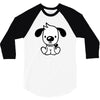 cute dog 3/4 Sleeve Shirt