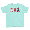 Three Cute But Angry Unicorn Youth Tee
