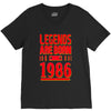 legends are born in 1986 hoodie V-Neck Tee