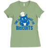 time to make the biscuits Ladies Fitted T-Shirt