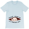 February Peeking Out Asian Baby Boy T-Shirt