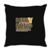 beer pong Throw Pillow