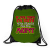i'm cute see my ount Drawstring Bags