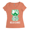 hello clarice Women's Triblend Scoop T-shirt