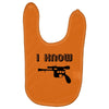i love you and i know1 Baby Bibs