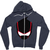 ninja mask on Zipper Hoodie