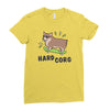 hard corg Ladies Fitted T-Shirt