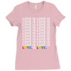 love is love is love Ladies Fitted T-Shirt