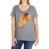 lion evolution Ladies Curvy T-Shirt