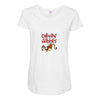 calvin hobbes Maternity Scoop Neck T-shirt
