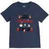 first grade christmas crew V-Neck Tee