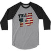 team 10 american flag 3/4 Sleeve Shirt