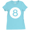 magic 8 ball Ladies Fitted T-Shirt