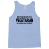 vegetarian ask yourself why not vegan food foodie tofu geek tee shirt Tank Top