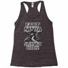 funny rude fart ninja ideal birthday gift or present Racerback Tank