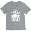 reel great dad V-Neck Tee