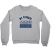 my favorite disney princess is my girlfriend Crewneck Sweatshirt