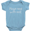 plays well with self Baby Onesie
