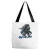 alien eats alien Tote Bags