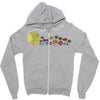 planetary chatter vectorized Zipper Hoodie