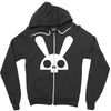 skull bunny Zipper Hoodie