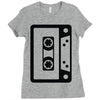 retro cassette Ladies Fitted T-Shirt